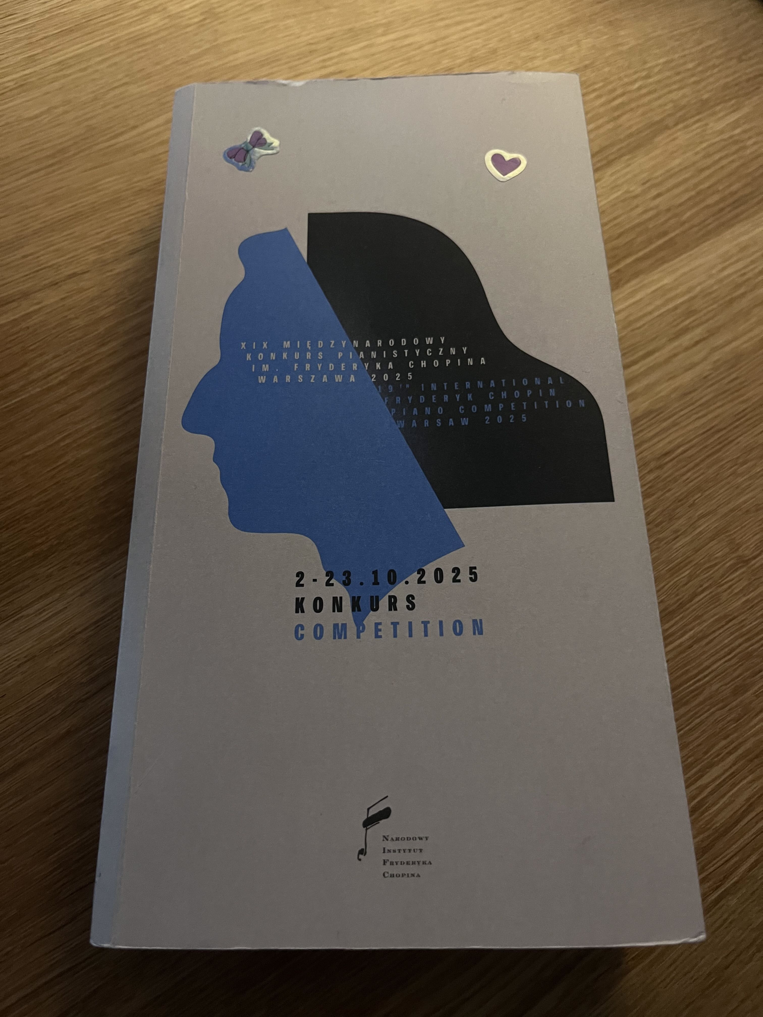 Program Book for 19th International Fryderyk Chopin Piano Competition